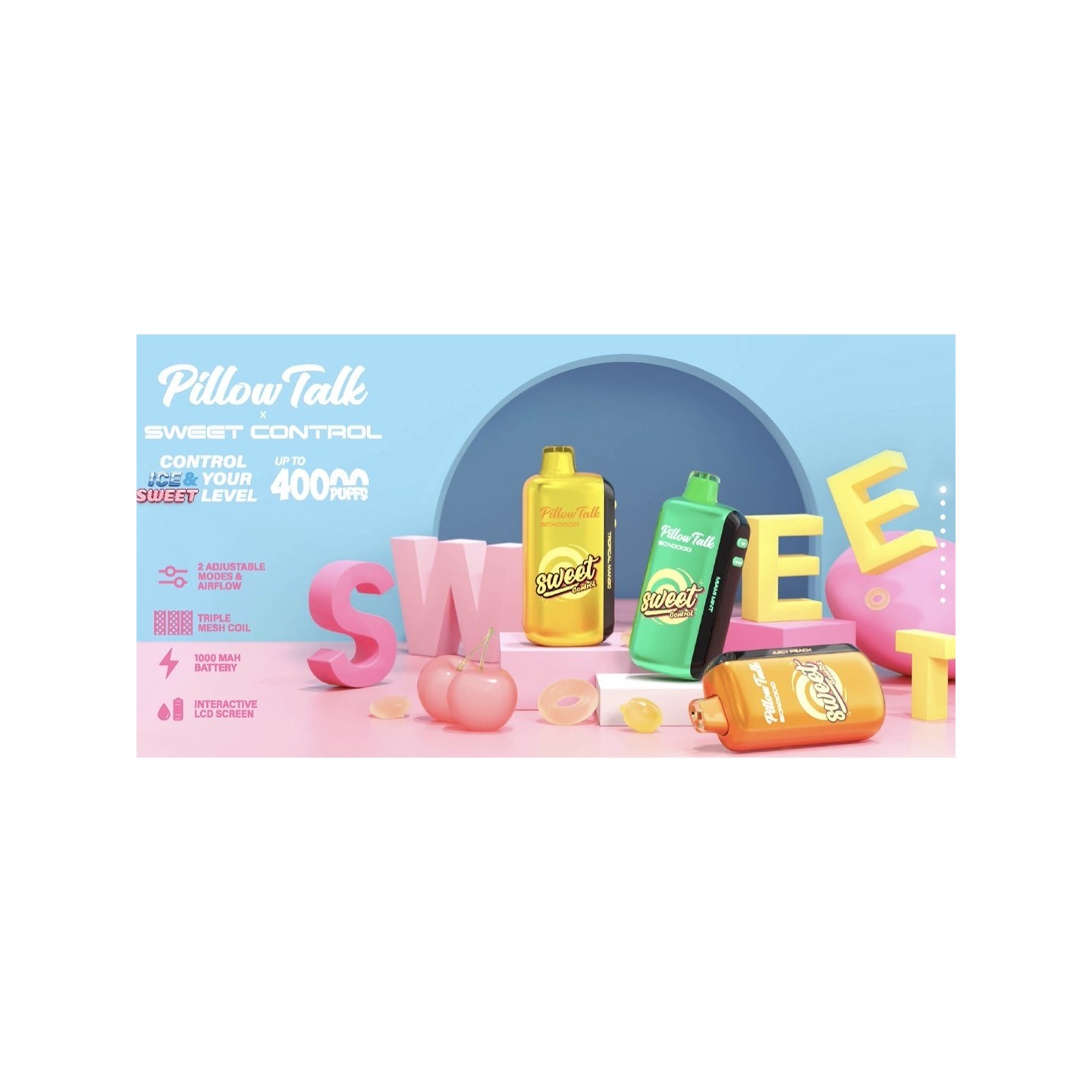 Pillow Talk Sweet Control 40k 5pk