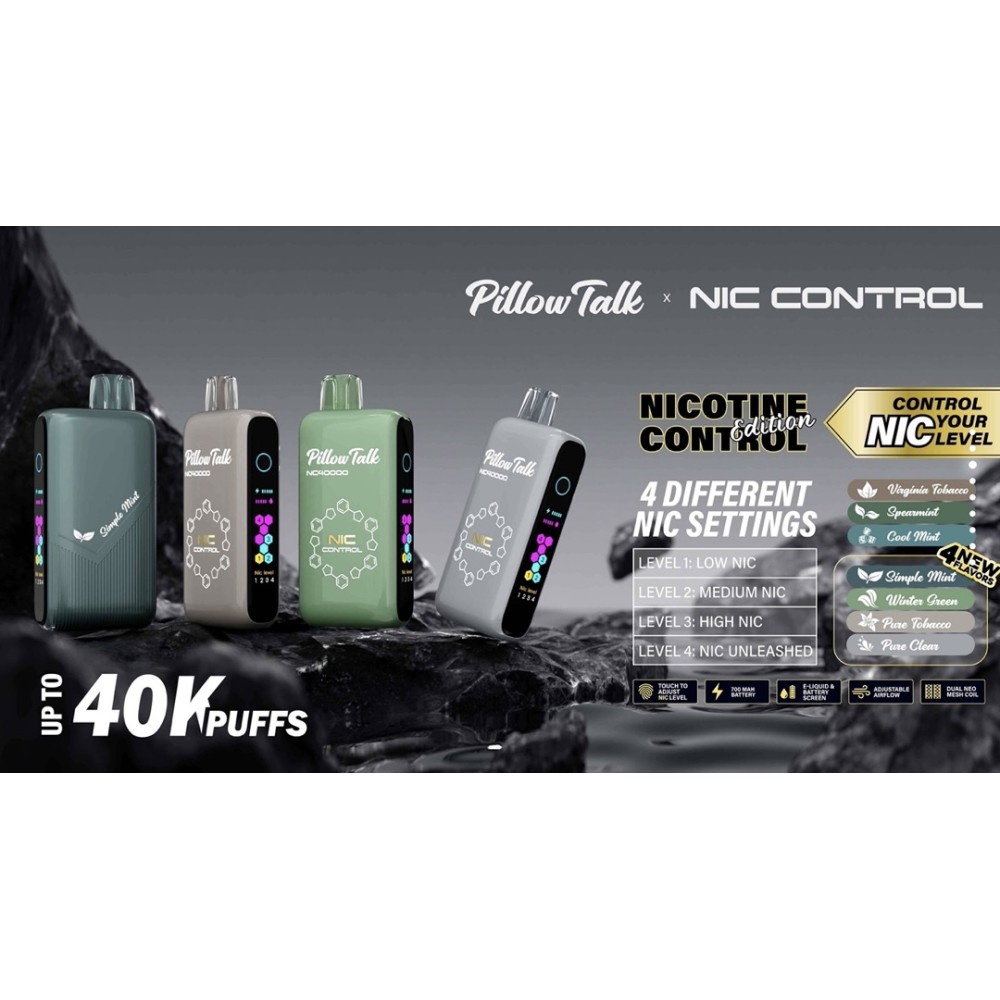 Pillow Talk NIC Control 40k 5pk