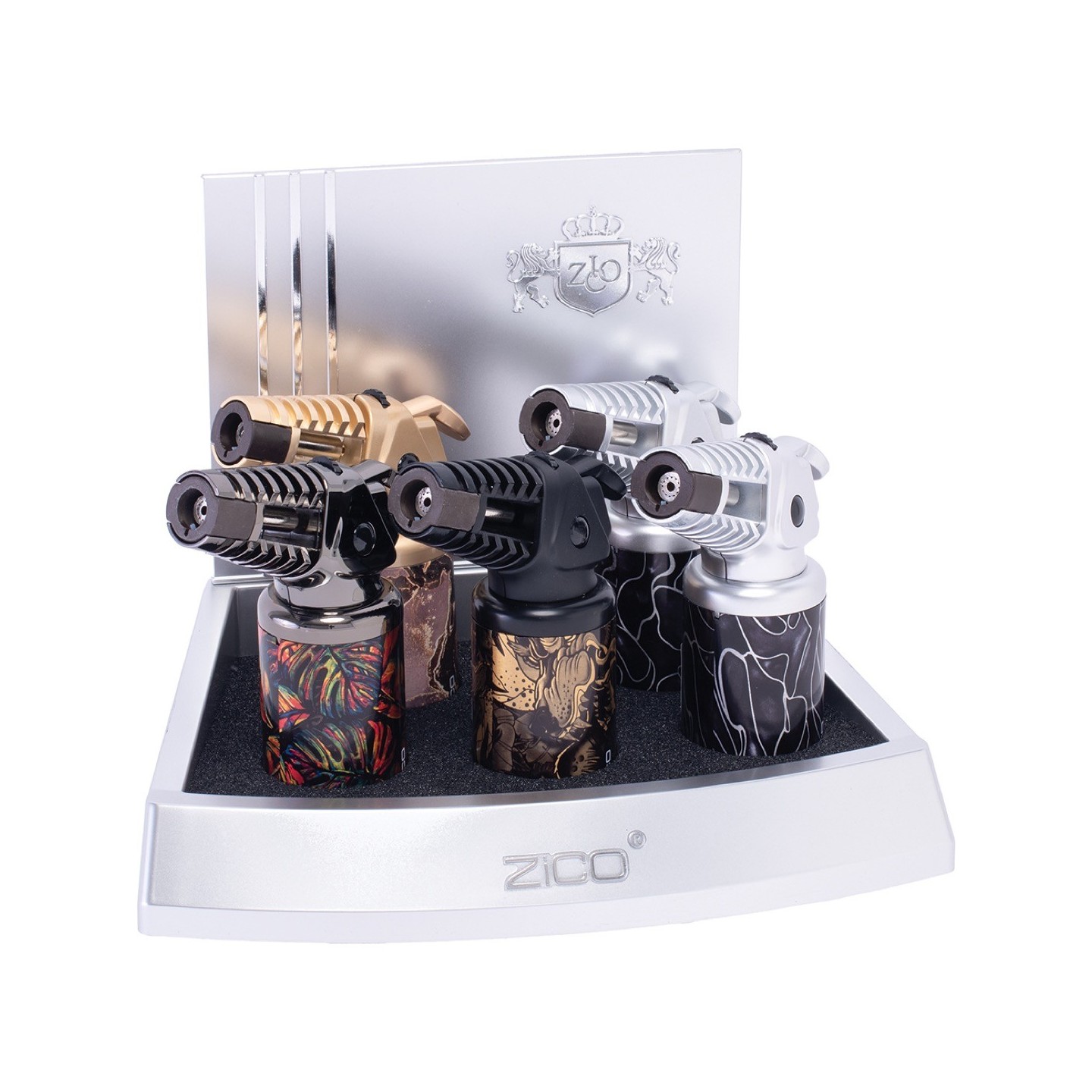 Zico ZD-122 Torch Lighter 5CT