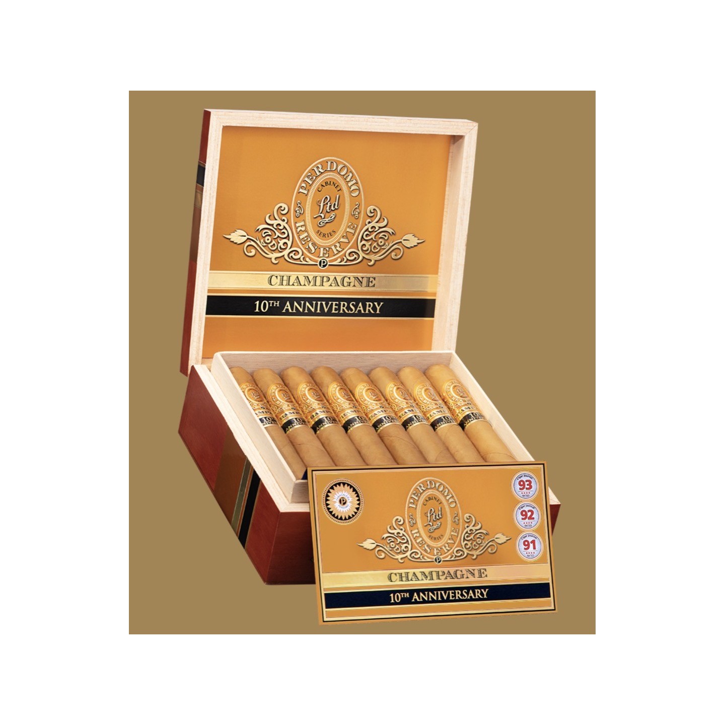 Perdomo 10th Anniv. Champagne Extra Corona 25/BX