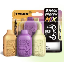 Tyson Light Weight 6K Puffs 3CT-10PK