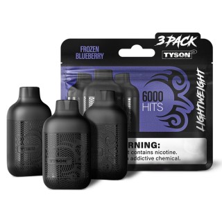 Tyson Light Weight 6K Puffs 3CT-10PK