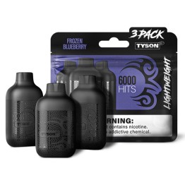 Tyson Light Weight 6K Puffs 3CT-10PK