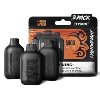 Tyson Light Weight 6K Puffs 3CT-10PK