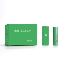 Efest 18650 batteries 25EF (2500 MAH)