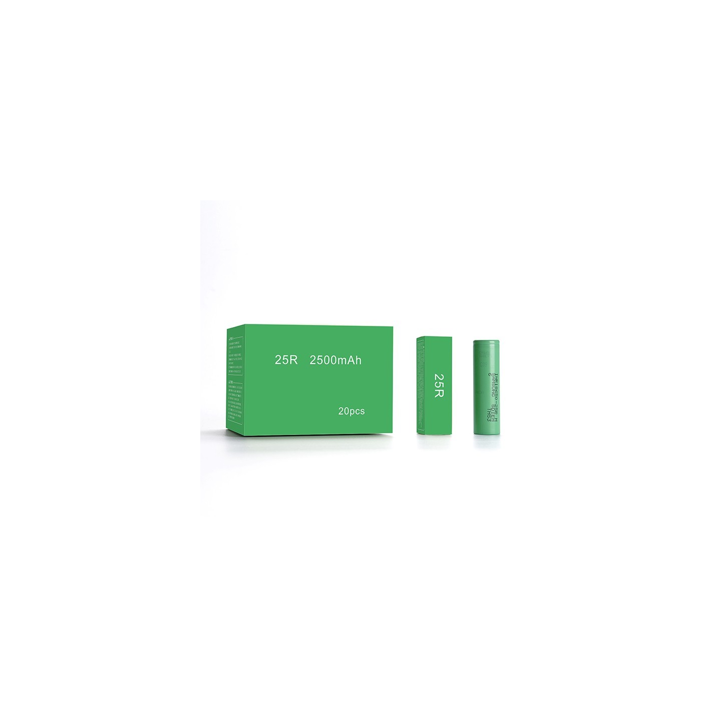 Efest 18650 batteries 25EF (2500 MAH)