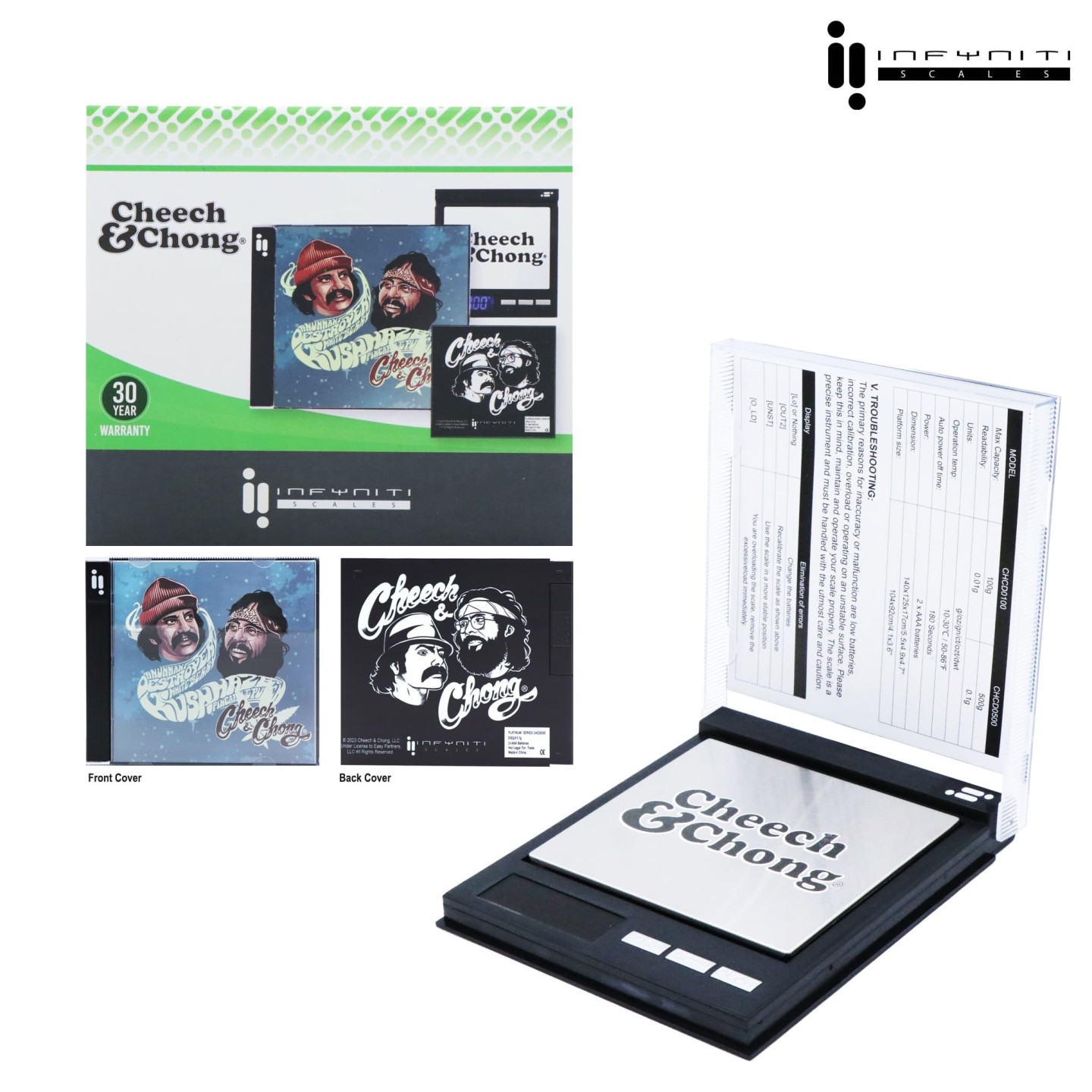 Cheech & Chong CD Scale 100GX0.01G