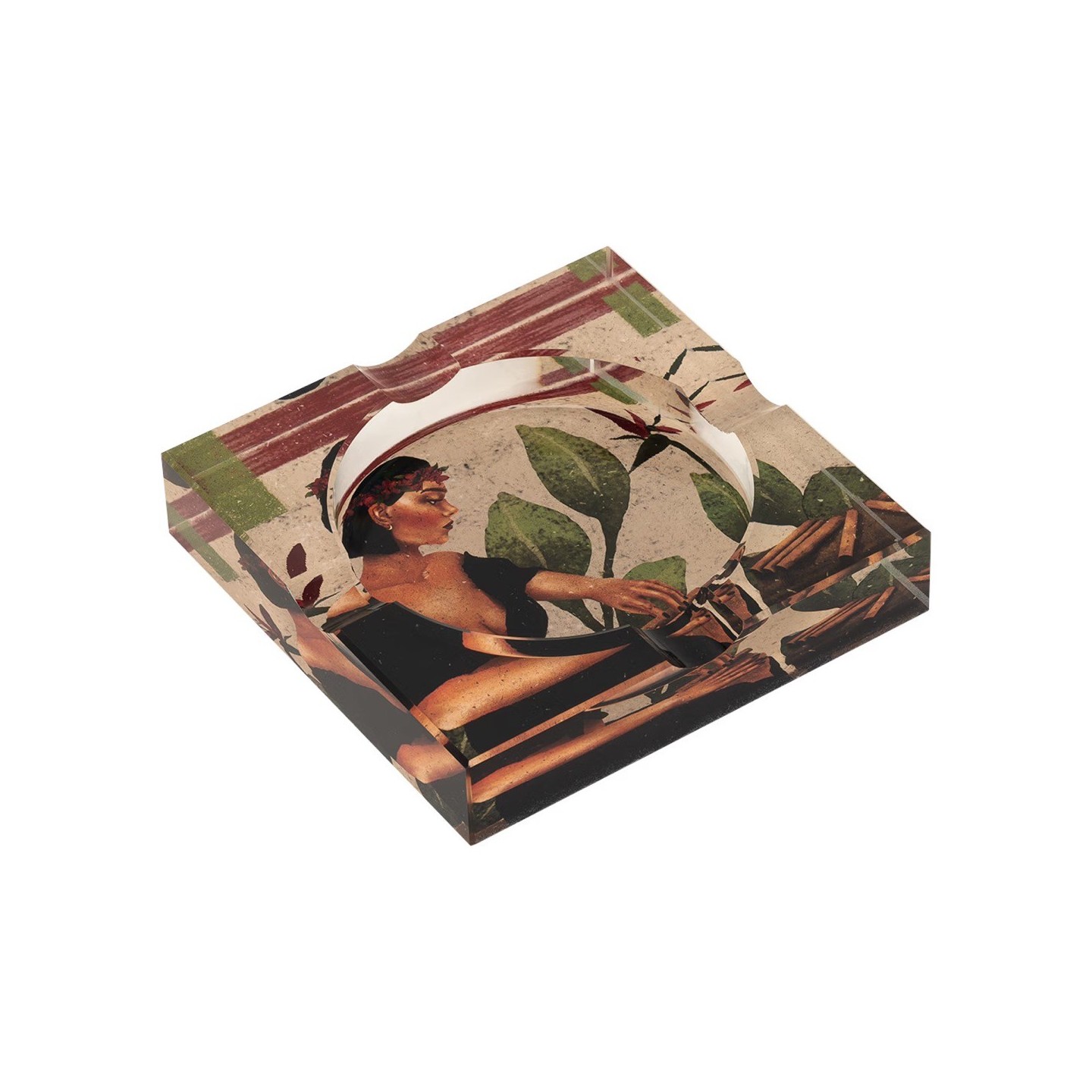 Crystal Ashtray CR-91-HDEL