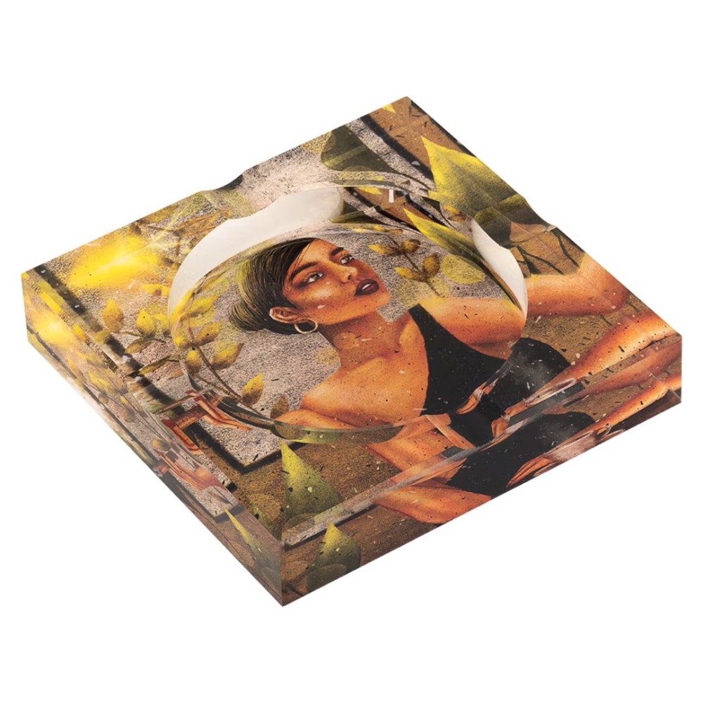 Crystal Ashtray CR-91-HDAY