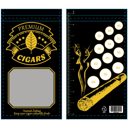 Cigar Black Moisturizer Bag 50PC/BAGS