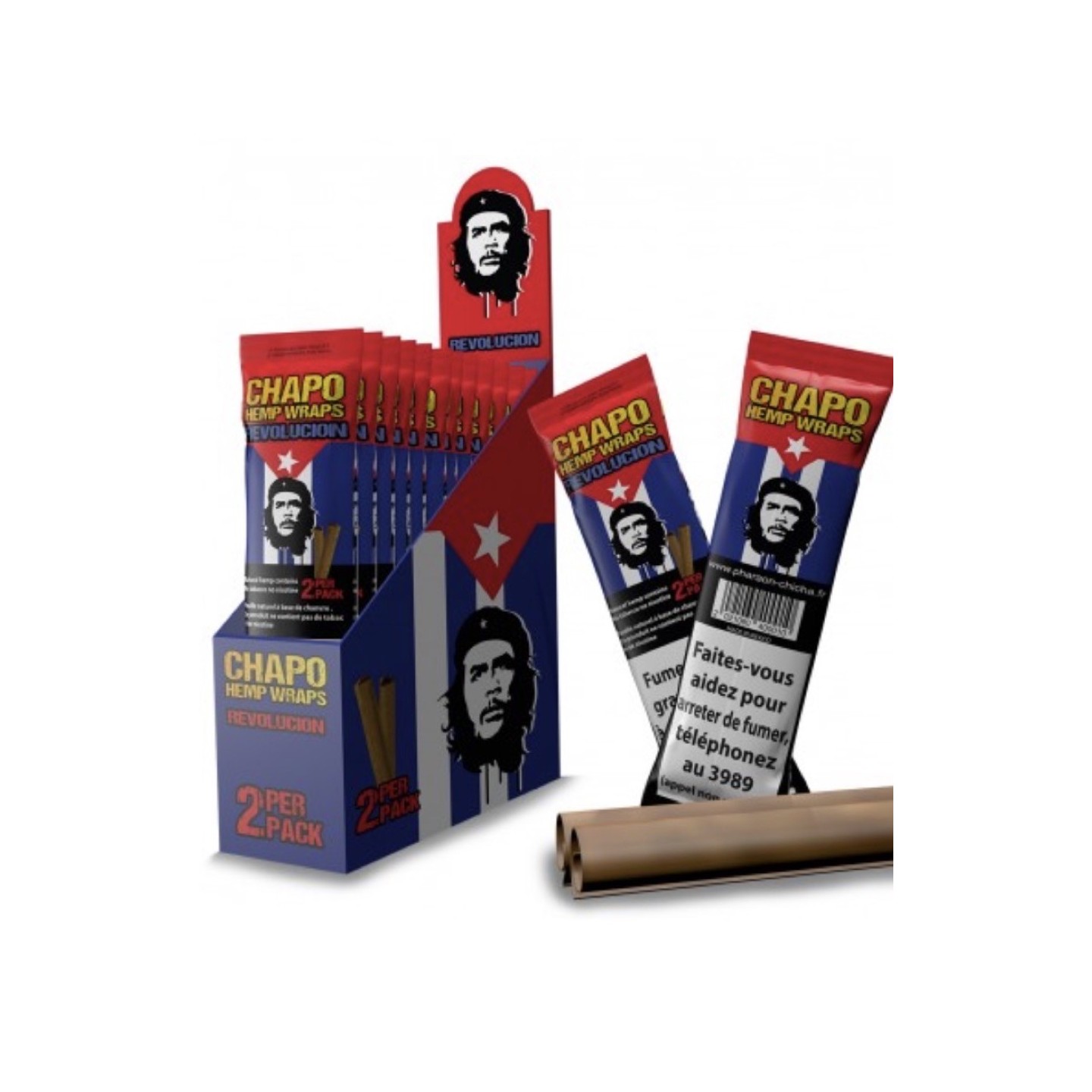 Chapo Hemp Wrap 2/25PK