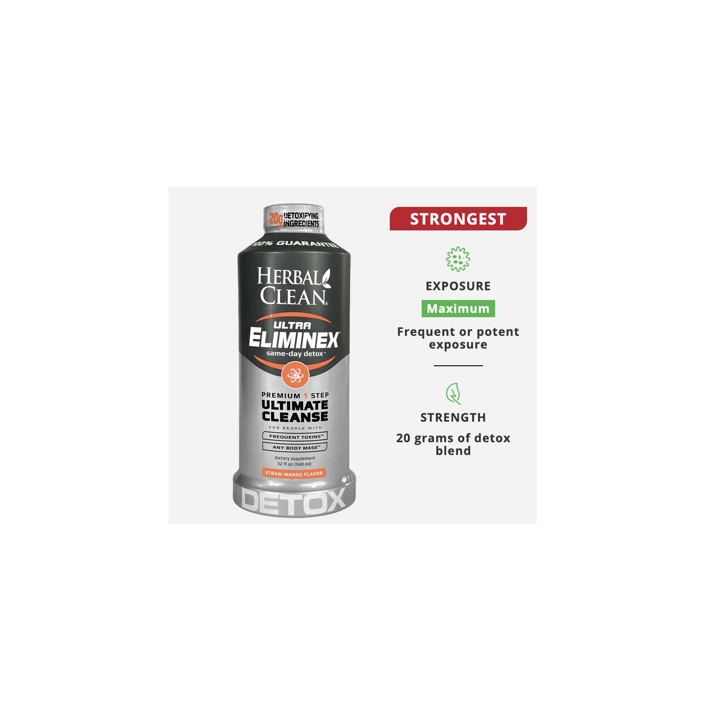 Herbal Clean Ultra Eliminex Liquid Detox 32oz