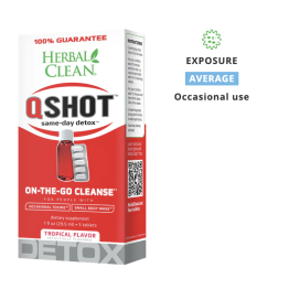 Herbal Clean QShot 1OZ Cleanser W/ Tablets