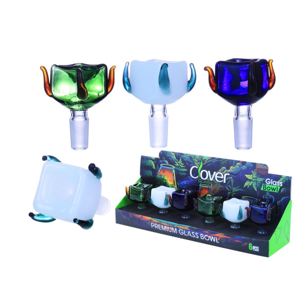 Glass WPH-829 Bowl 14mm 6pc Glass WPH-829 Bowl 14mm 6pc