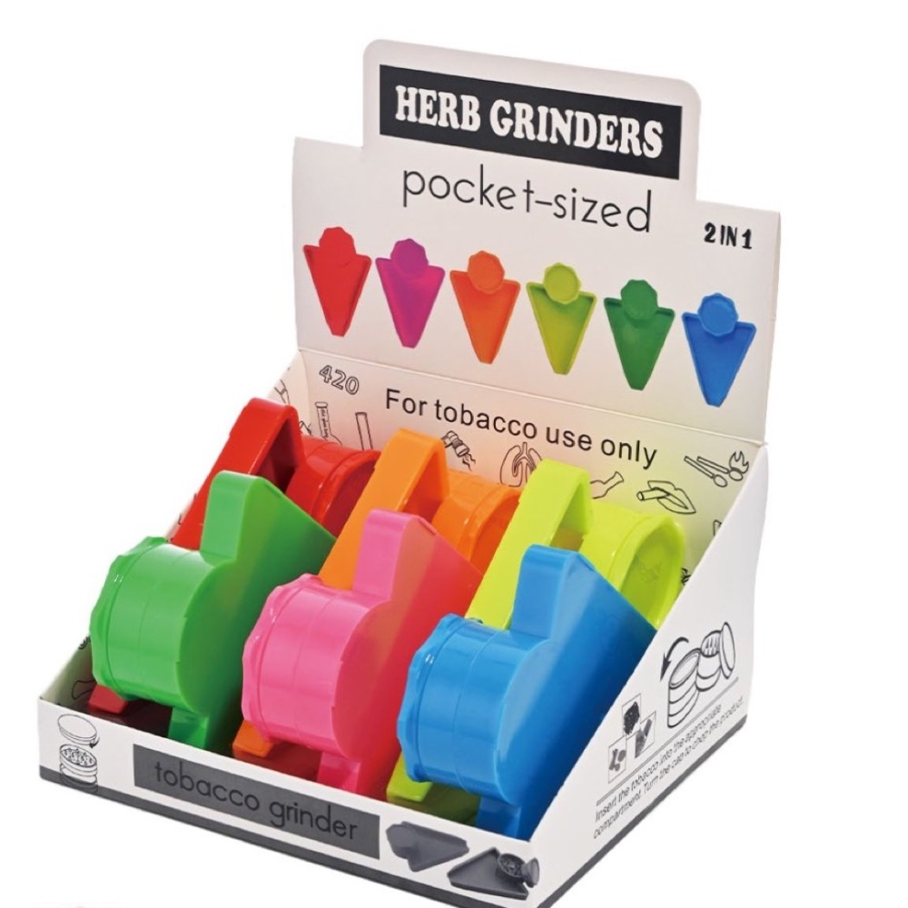 Herb Grinders Pocket-Sized 6PK DK4020