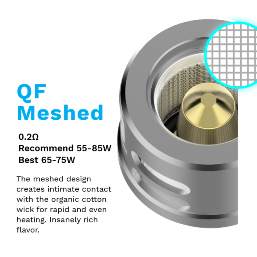 QF Meshed Coil 3PK