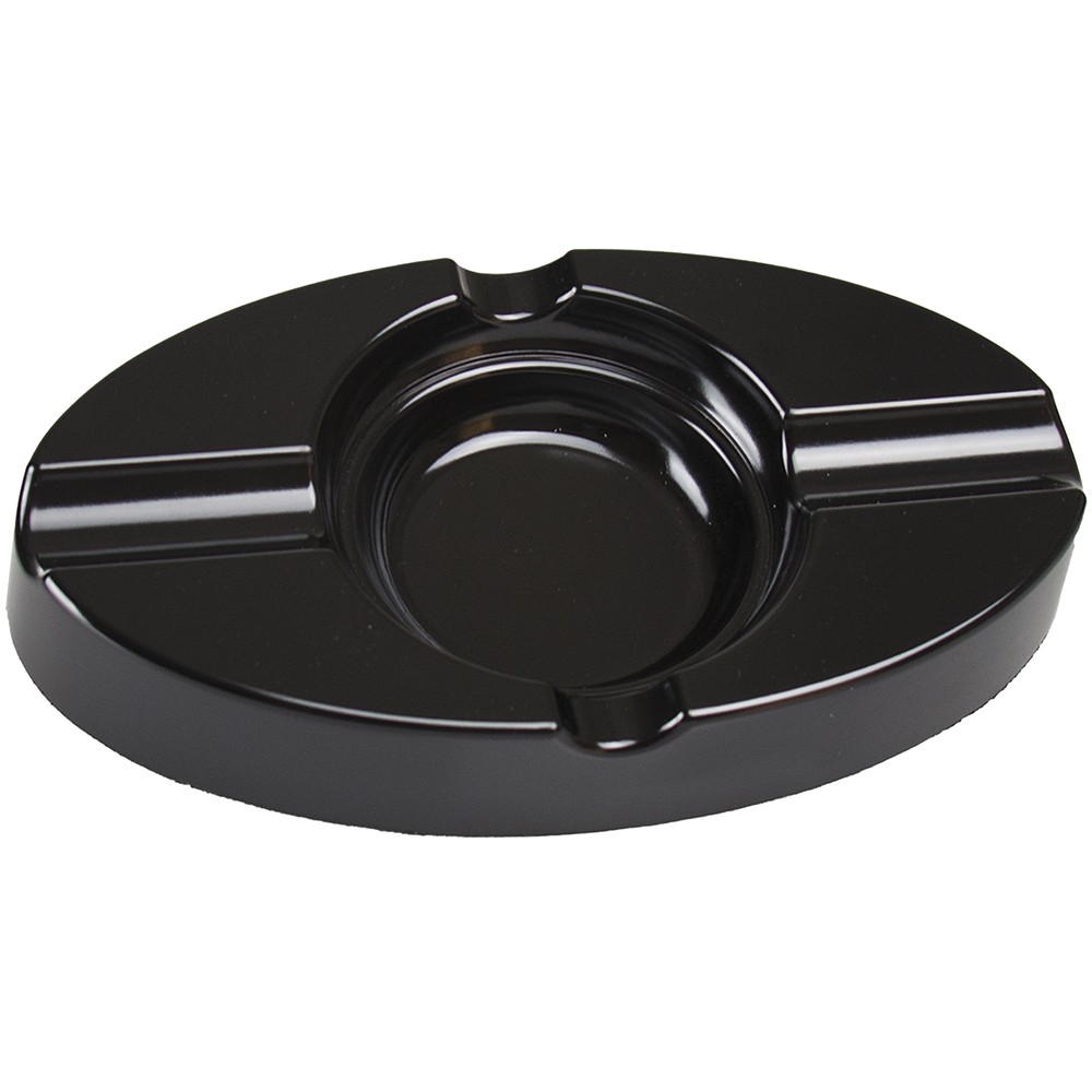 Black Oval Cigar Ashtray A112