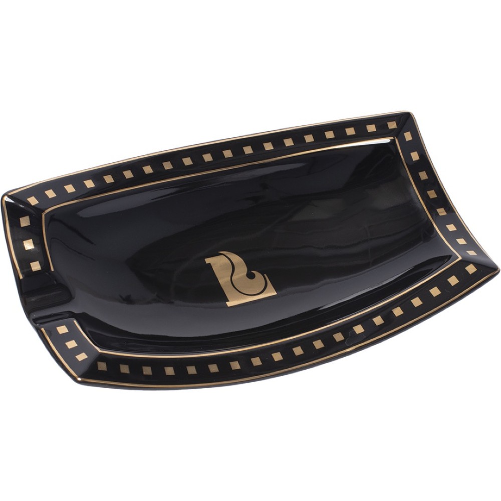 Black Rectangle Cigar Ashtray A264
