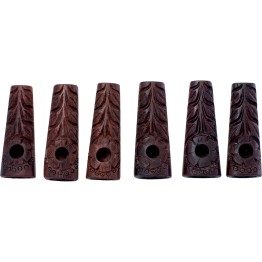 Carved Wooden Pipe 6CT (CWP16)