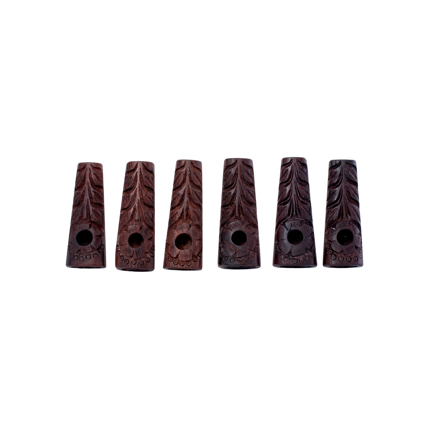Carved Wooden Pipe 6CT (CWP16)