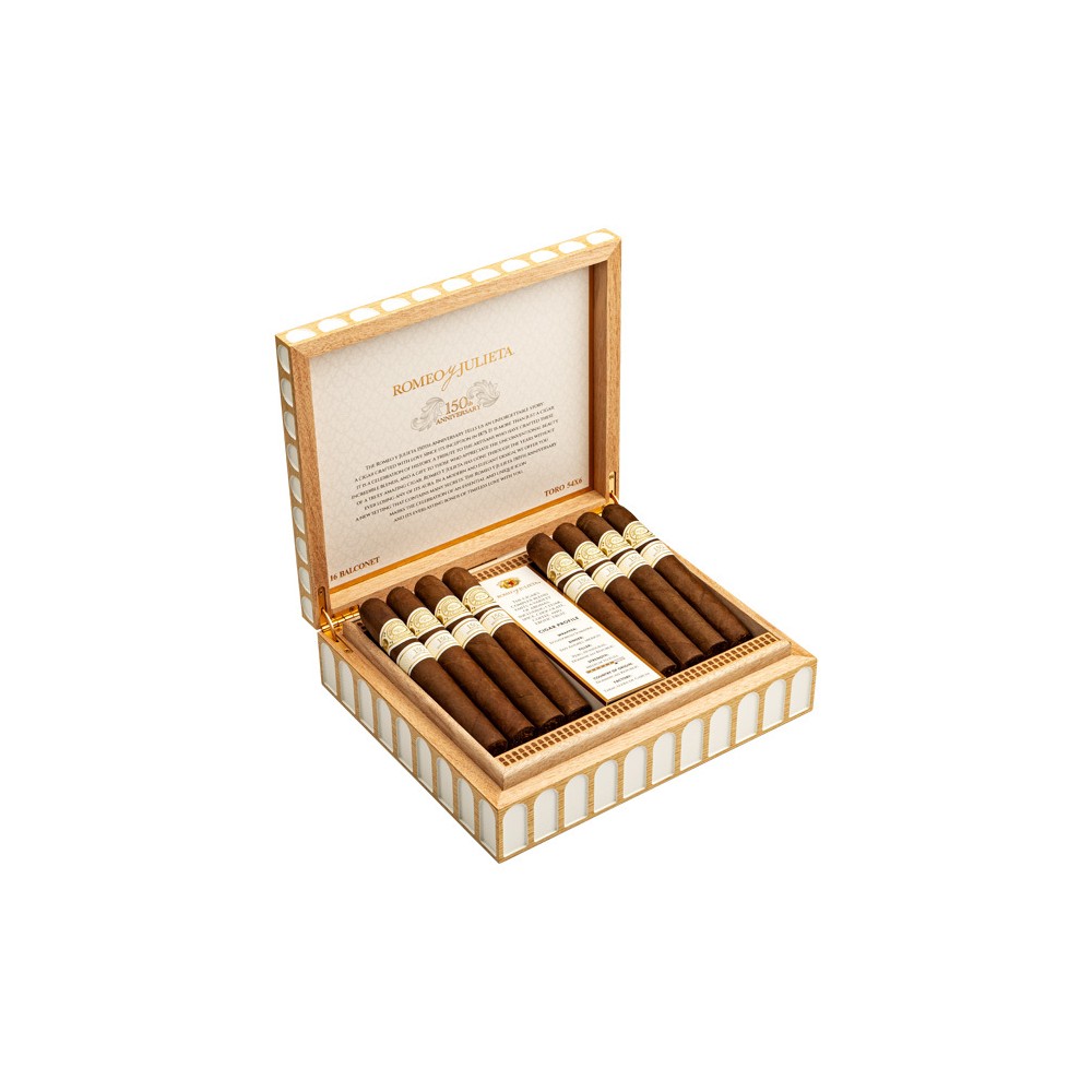 Romeo Y Julieta 150TH Anniversary 16/BX Romeo Y Julieta 150TH Anniversary 16/BX