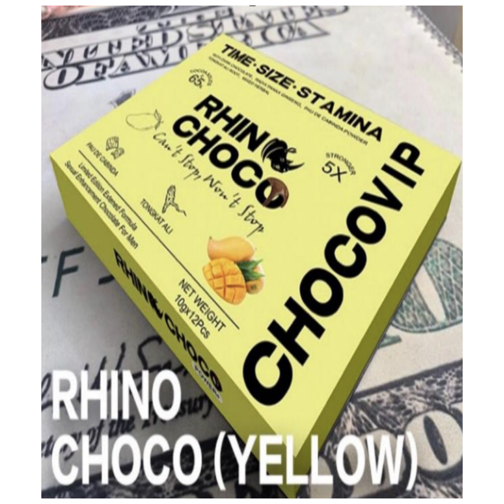 Rhino Choco Mango Yellow 12PK