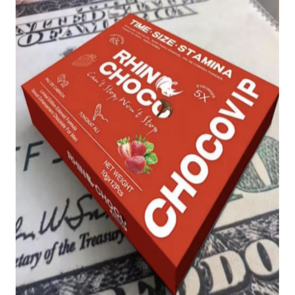 Rhino Choco Strawberry Red 12PK