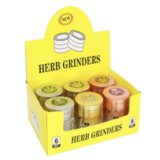 Grinder GSI384 63mm 4 Parts Zinc Alloy