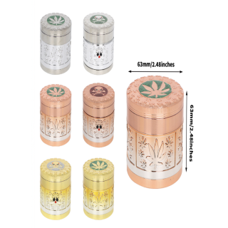 Grinder GSI384 63mm 4 Parts Zinc Alloy