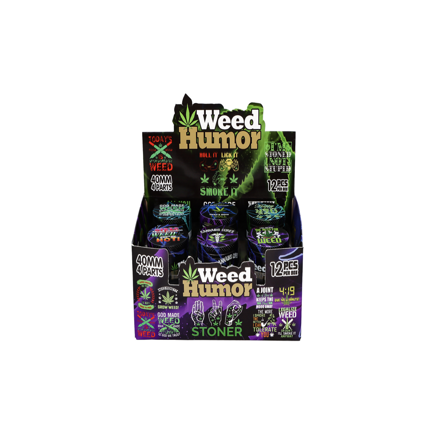 Grinder GSI386 40mm 4 Parts Zinc Alloy