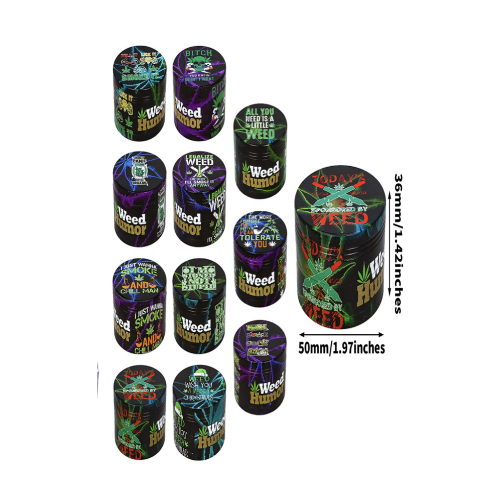 Grinder GSI387 50mm 4 Parts Zinc Alloy