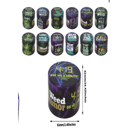 Grinder GSI388 63mm 4 Parts Zinc Alloy