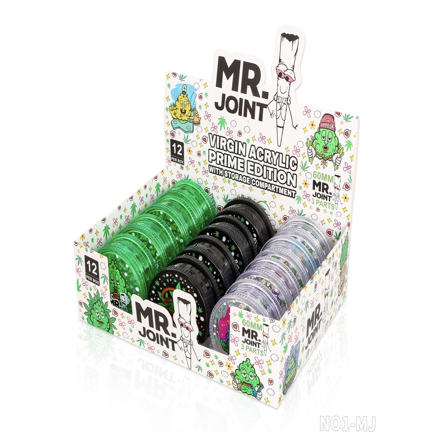 Grinder Plastic 3 Parts 60mm GSI442