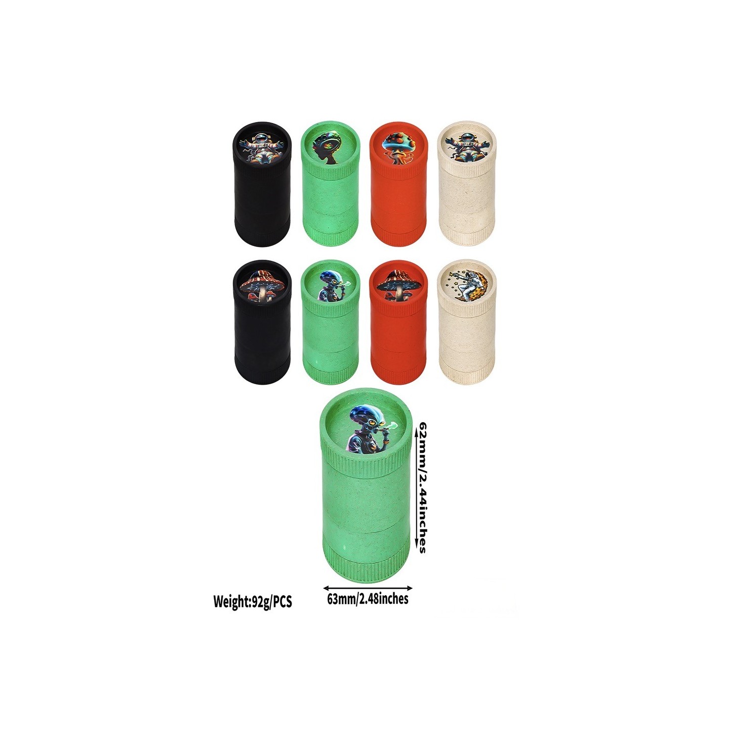 Grinder 4 Parts 63mm GSI456