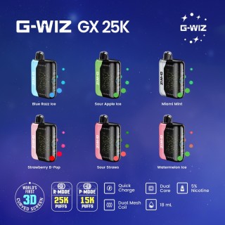 G-Wiz 25K Puffs 5pk