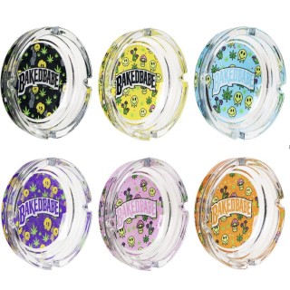 Premium Glass Ashtray Baked Babe 6CT
