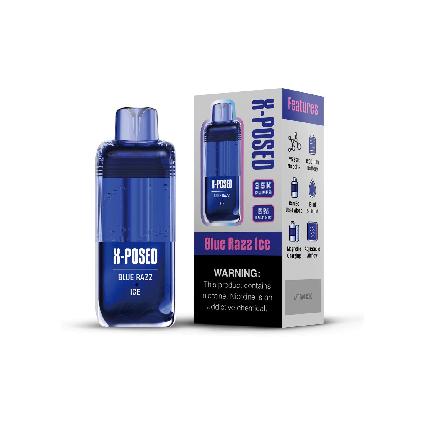 X-Posed Disp Pod 35K 5pk