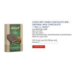 Dubai Chocolate 50MG 12PK