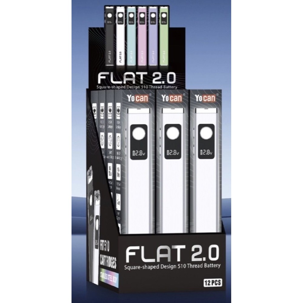Yocan Flat 2.0 Battery 12CT