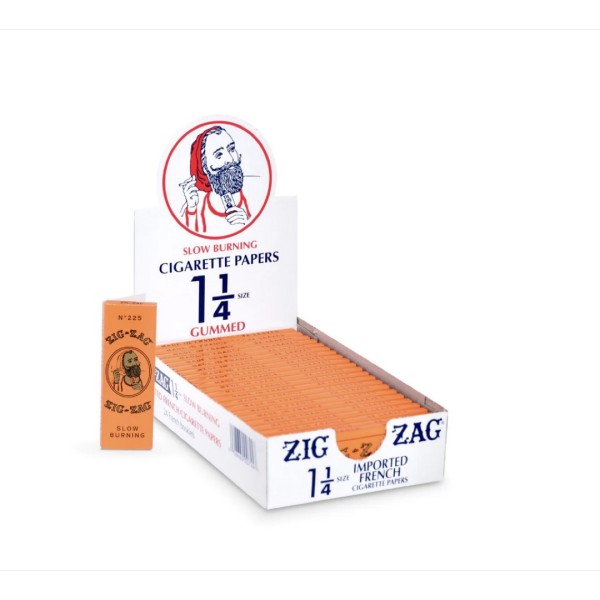 Zig Zag 1 1/4 Slow Burning Rolling Papers 48PK