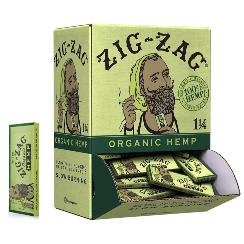 Zig Zag Organic Hemp 1 1/4 Rolling Papers 48PK