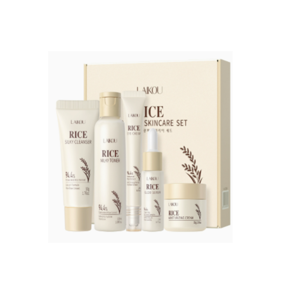 Laikou Rice Radiance Skincare 5pc Set (SC020)