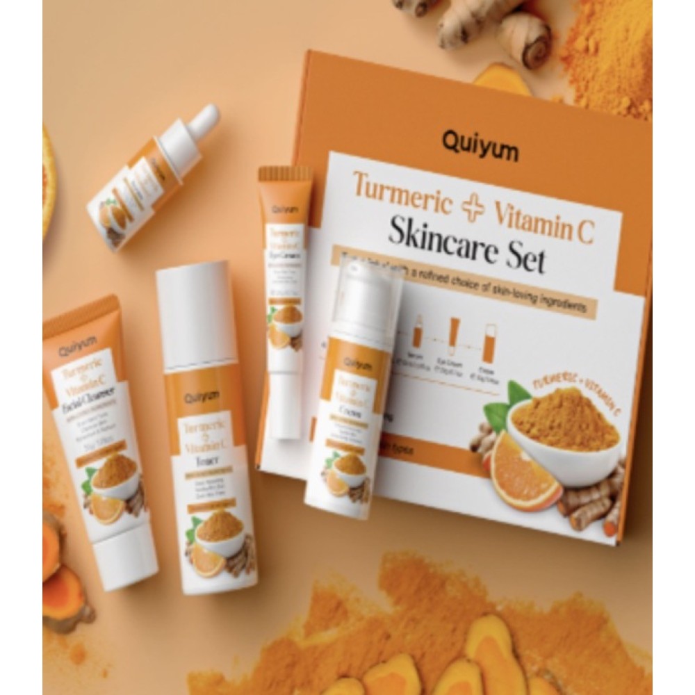 Turmeric + Vitamin C Skincare 5pc Set (SC021)