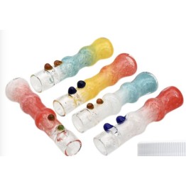 Glass Chillium Double Colored 30/Jar (WP884)