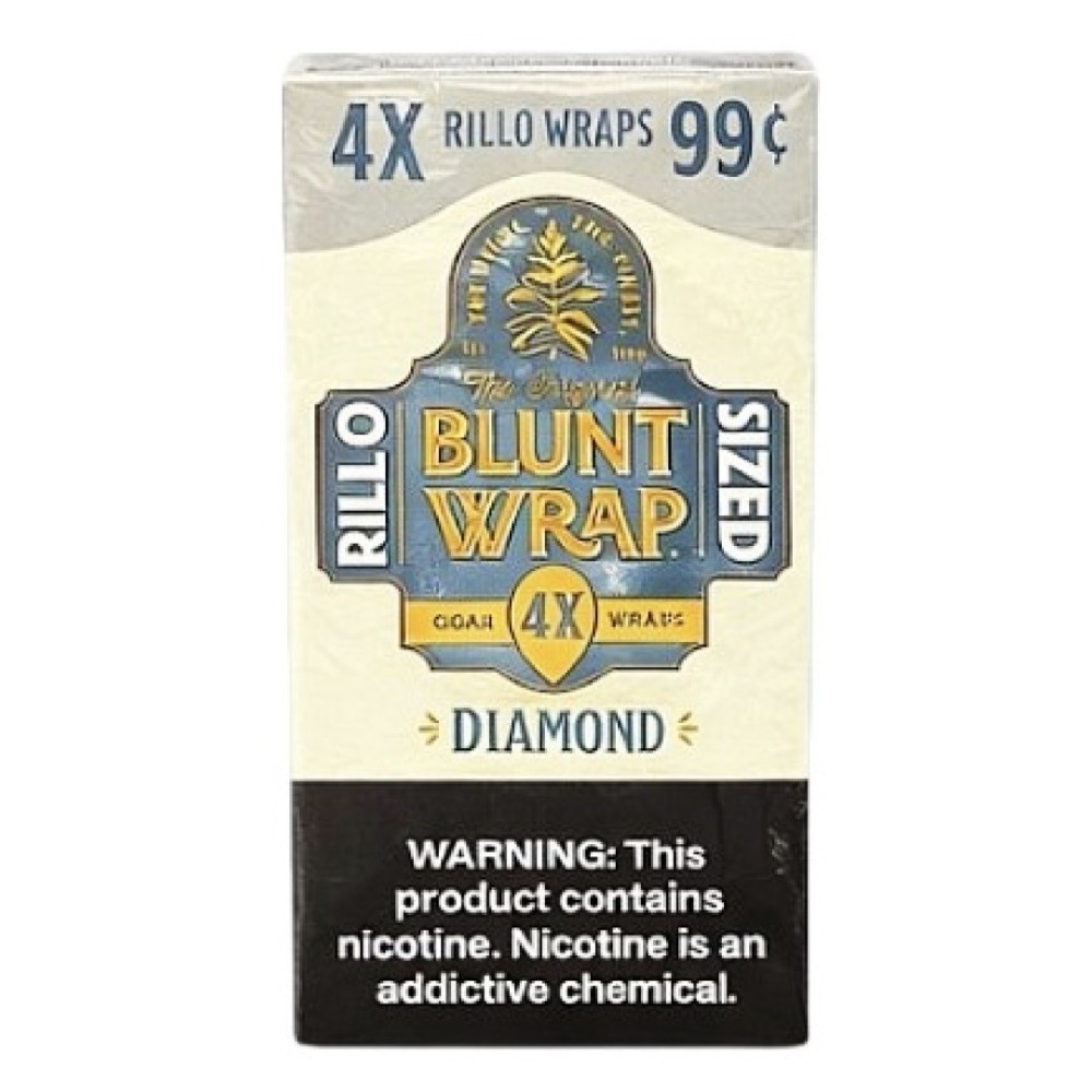Blunt Wrap Rillo 4X 4/$0.99 15/4PK