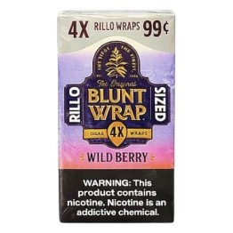 Blunt Wrap Rillo 4X 4/$0.99 15/4PK