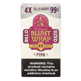 Blunt Wrap Rillo 4X 4/$0.99 15/4PK