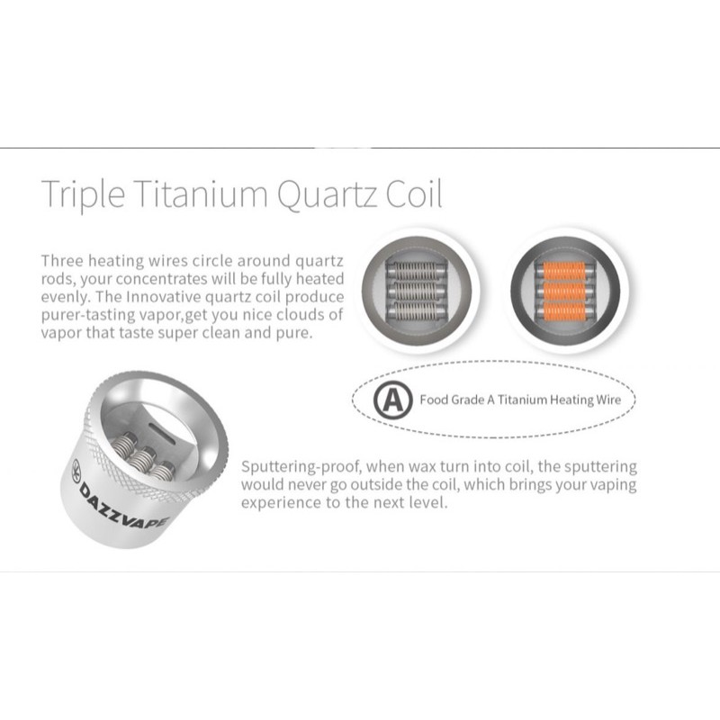 Melter Triple Quartz Coil 5PK
