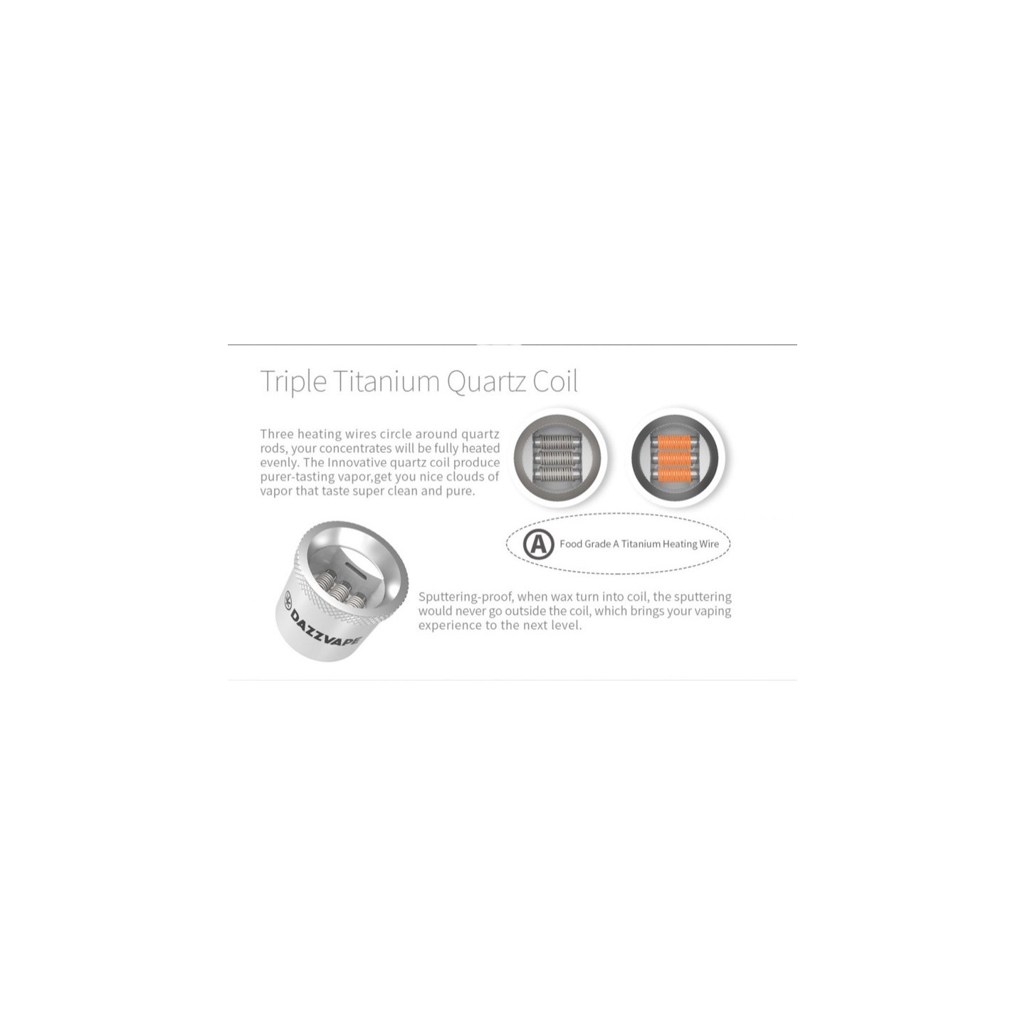 Melter Triple Quartz Coil 5PK