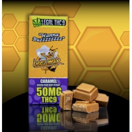 Beezwax D9 THC Candy Bars 50mg 5PK